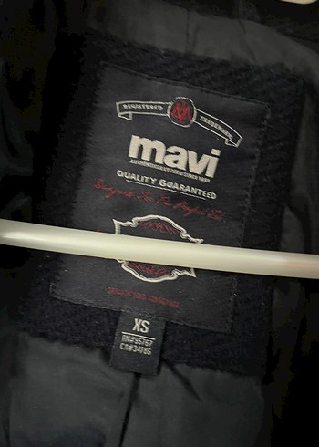 Lacivert Erkek Düğmeli Yün Kaban - Görsel 3