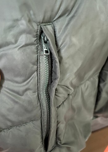 Fermuarlı Siyah Kadın Günlük Mont - Görsel 6