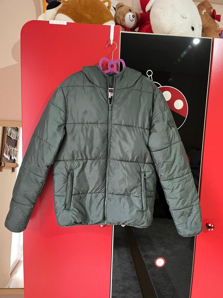 Fermuarlı Siyah Kadın Günlük Mont - Görsel 2