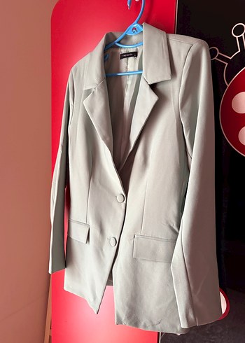 Açık Yeşik blazer ceker - Görsel 2