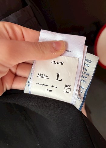 Düğmeli Siyah Kadın Mont - Görsel 7