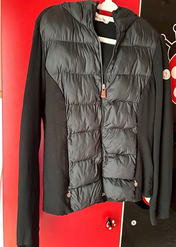 Düğmeli Siyah Kadın Mont - Görsel 2