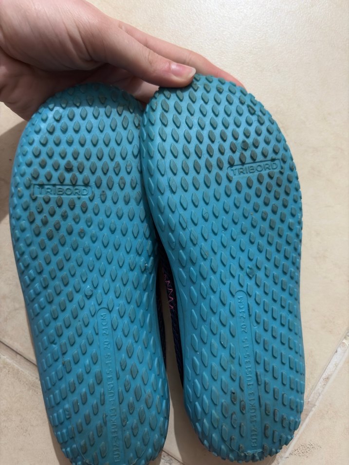 Mavi Erkek Çocuk Cırt Cırtlı Terlik - Görsel 3