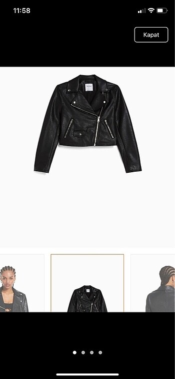 BERSHKA deri ceket