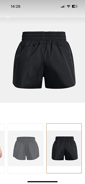 xl Beden Kadın spor şort Under Armour