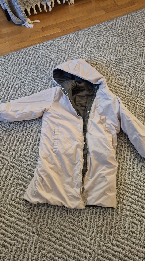 çift taraflı   Uzun Kışlık kaban/mont - Görsel 2