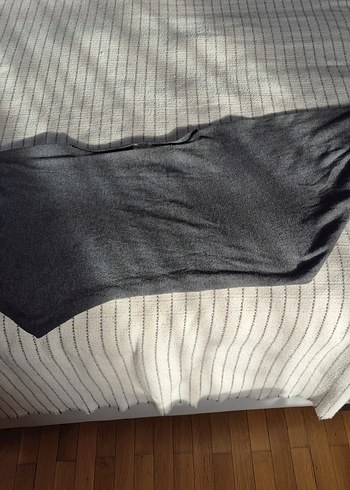 Gri crop kazak - Görsel 3