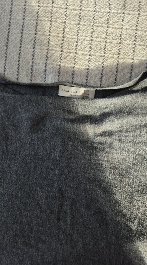 Gri crop kazak - Görsel 2