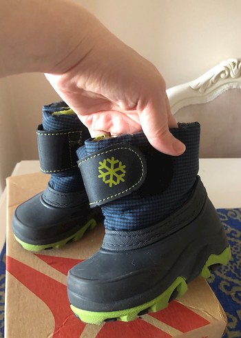 Mavi Gri Baskılı Erkek Çocuk Botu - Görsel 5