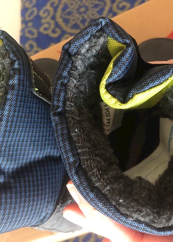 Mavi Gri Baskılı Erkek Çocuk Botu - Görsel 2