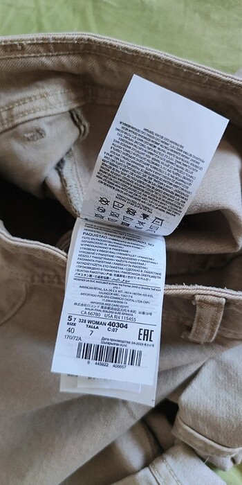 40 Beden camel Renk Mango Camel kot şort