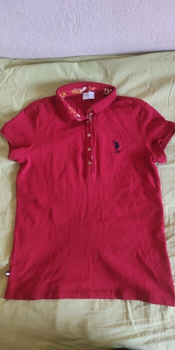 U.S. Polo Assn.kırmızı tişört 