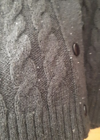 Gri Örgü Kadın Hırka, Rahat ve Salaş - Görsel 2