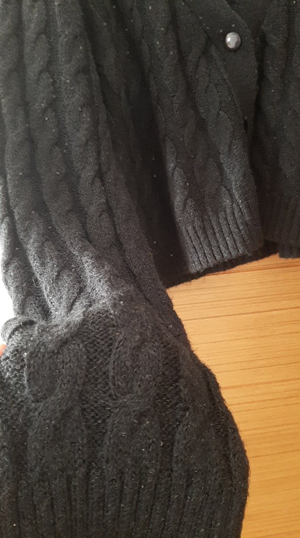 Gri Örgü Kadın Hırka, Rahat ve Salaş - Görsel 4