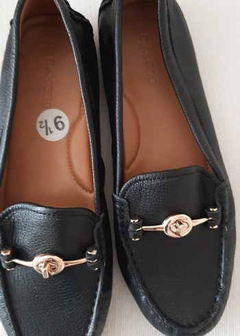 Siyah Parlak Yılan Desenli Deri Kadın Babet - Görsel 2