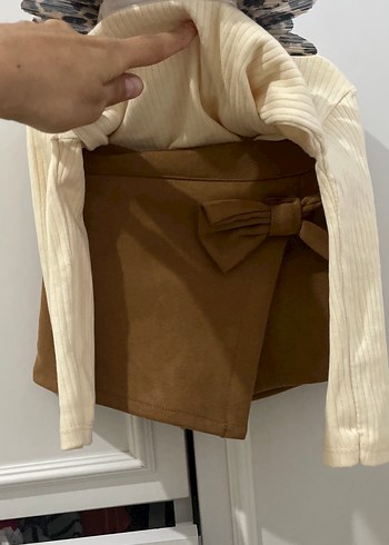 Kız Çocuk şort etekli takım - Görsel 3