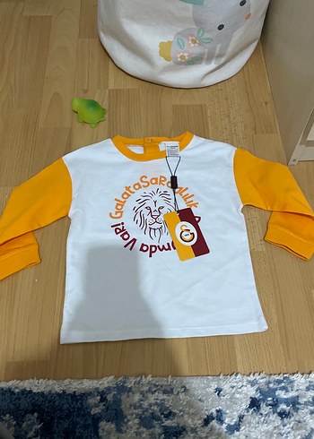 Gs store Kız Çocuk Sarı Uzun Kollu Baskılı Tişört - Görsel 2