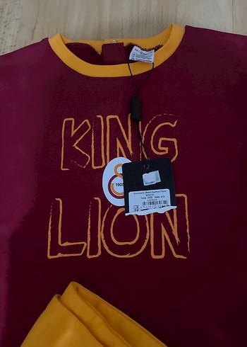 Gs store 
Bordo Sarı Erkek Bebek Uzun Kollu Takım - Görsel 2