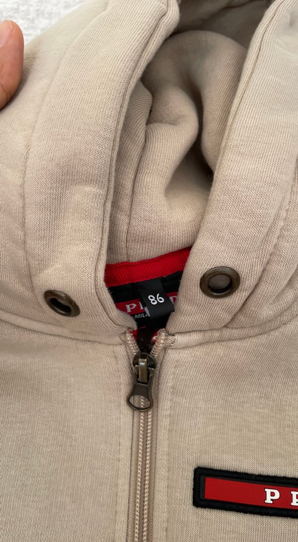 Bej Kapüşonlu Fermuarlı Erkek Çocuk Ceketi - Görsel 2