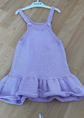 Salopet elbise istenilen renk örülür - Görsel 2