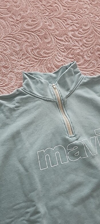 Mavi kumaştan dikildi  - Görsel 2