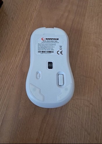 Beden Rampage Specter Kablosuz Beyaz Oyuncu Mouse