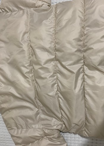 Bej Kürklü Kadın Kışlık Mont - Görsel 4