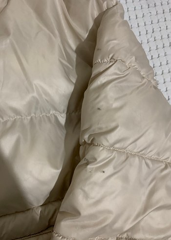 Bej Kürklü Kadın Kışlık Mont - Görsel 3