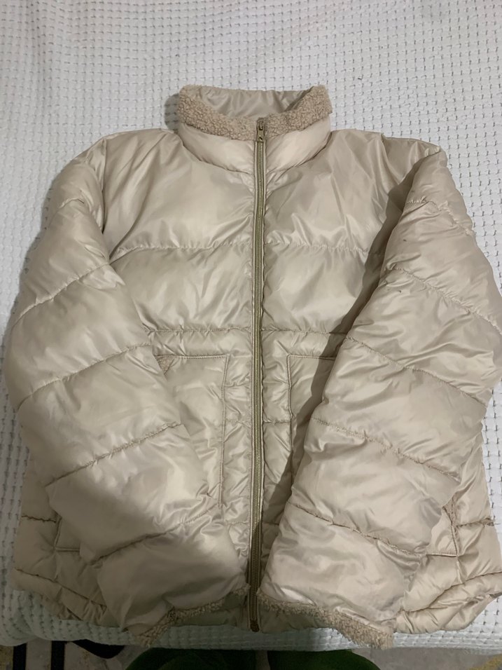 Bej Kürklü Kadın Kışlık Mont - Görsel 2