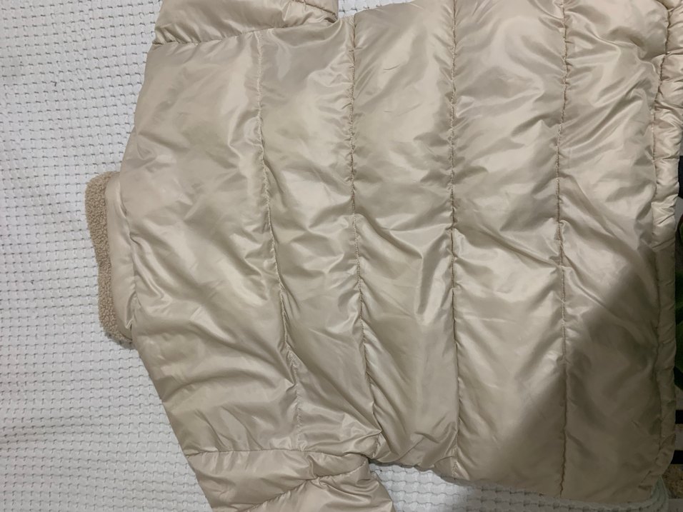 Bej Kürklü Kadın Kışlık Mont - Görsel 4