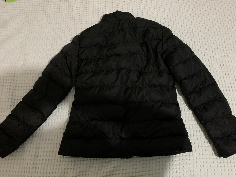 Fermuarlı Siyah Kadın Midi Mont - Görsel 5