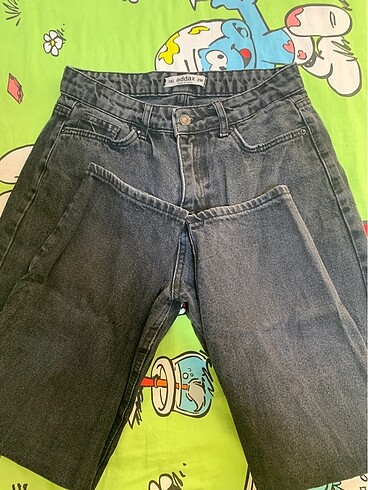 38 Beden siyah Renk Addax jean