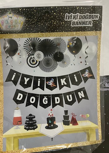 İyi Ki Dogdun Astronot Temali