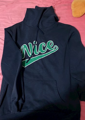 Yeşil Baskılı Fermuarlı Kadın Sweatshirt