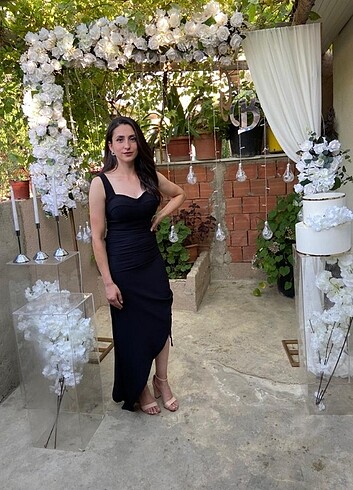 Siyah abiye elbise