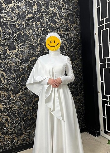 Tesettür Nikah Elbisesi - Görsel 4