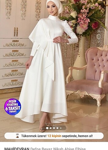 Tesettür Nikah Elbisesi