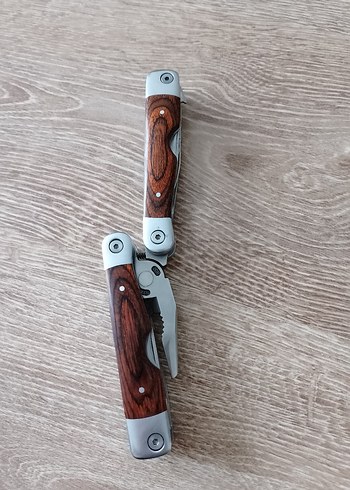 Beden Ahşap Saplı Katlanır Çok Amaçlı Çakı