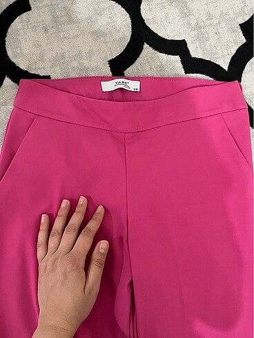 LC Waikiki Pembe kumaş pantolon