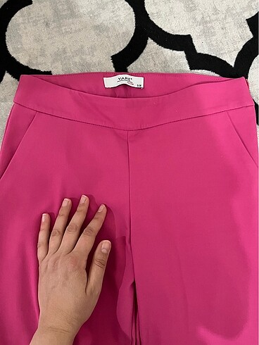 s Beden pembe Renk Pembe kumaş pantolon