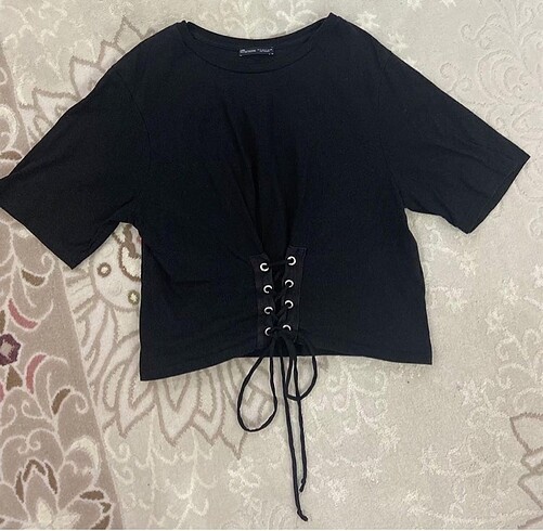 Zara Korse Detaylı Tişört