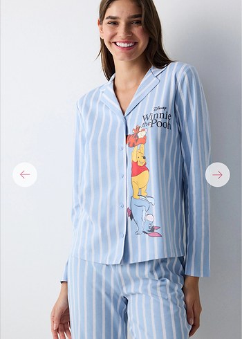 Penti Penti Winnie The Pooh Pijama Takımı Beden Seçenekleri Mevcuttur