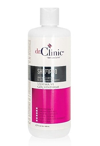 Dr.clinic uzatma ve güçlendirme etkili şampuan