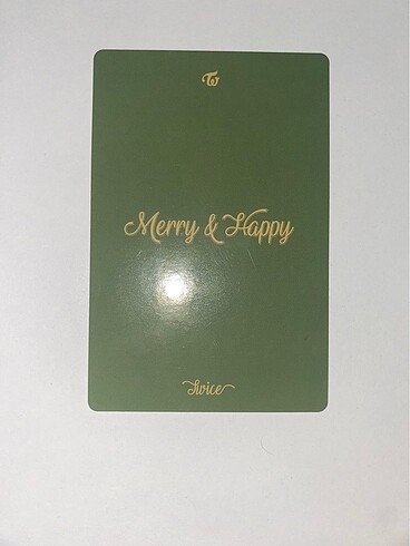  Twice Nayeon Merry & Happy Photocard
