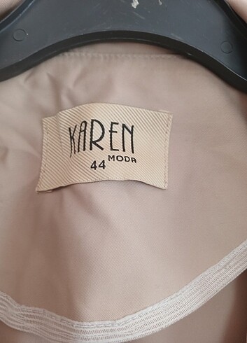 44 Beden ten rengi Renk Trençkot