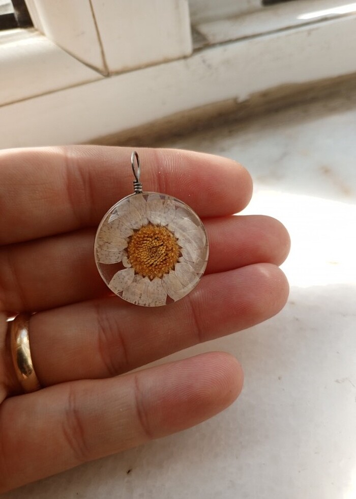 Papatya kolye ucu - Görsel 4