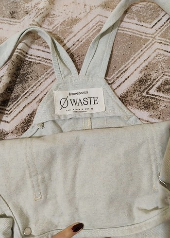 Kadın Bej Keten Askılı Midi Salopet Elbise - Görsel 2