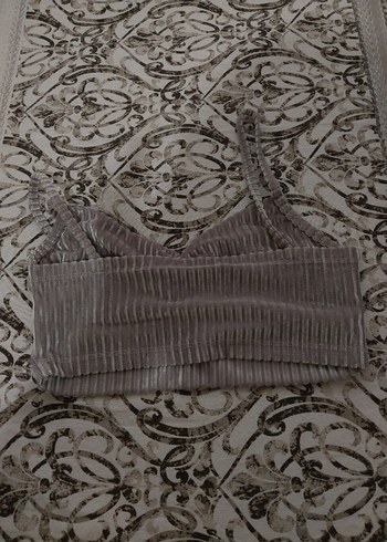 Kadın Pilili Strappy Büstiyer - Görsel 2