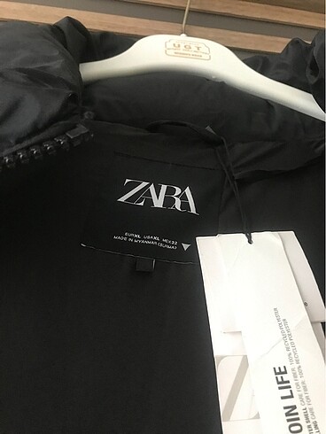xl Beden siyah Renk Zara mont