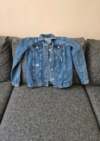 kız çocuk kot ceket - Görsel 3